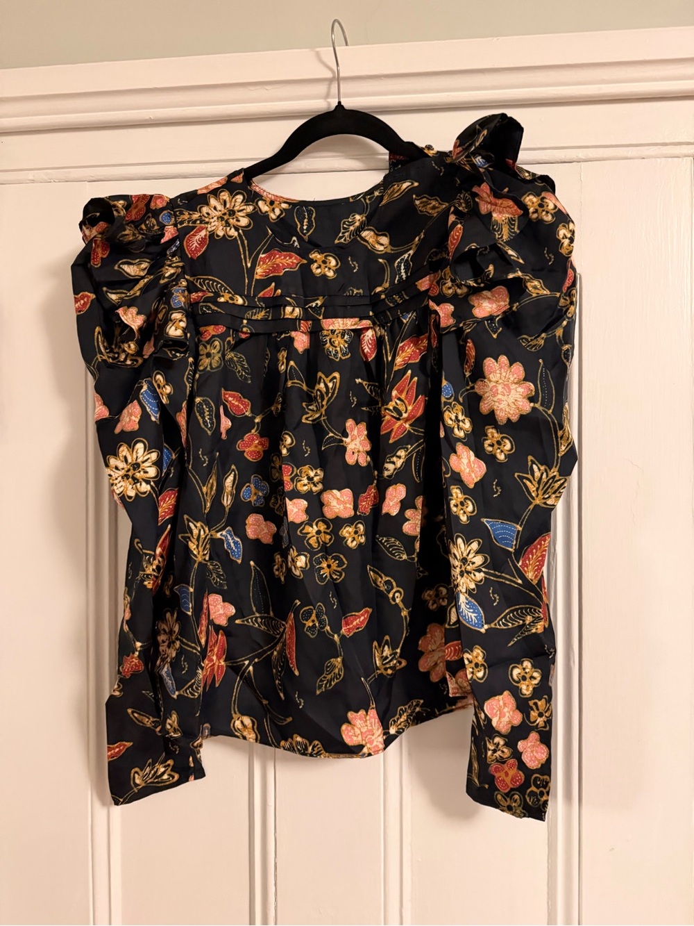 NWOT Ulla Johnson silk twill Mattie blouse Size 4